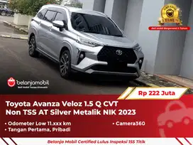 [ GARANSI 5TH ] Toyota Avanza Veloz 1.5 Q CVT AT Silver 2023/2024