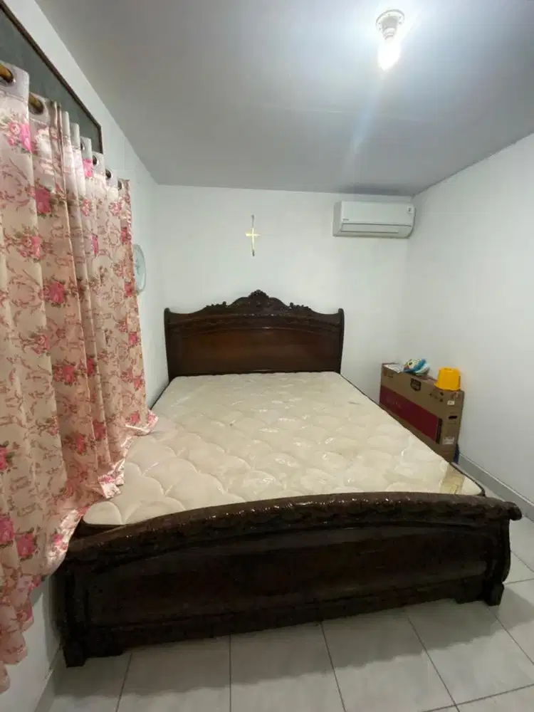 spring bed romance dan divan jati tua