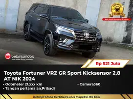 [ GARANSI 5 TH ] Toyota Fortuner VRZ GR Sport 2.8 AT Hitam 2024/2025