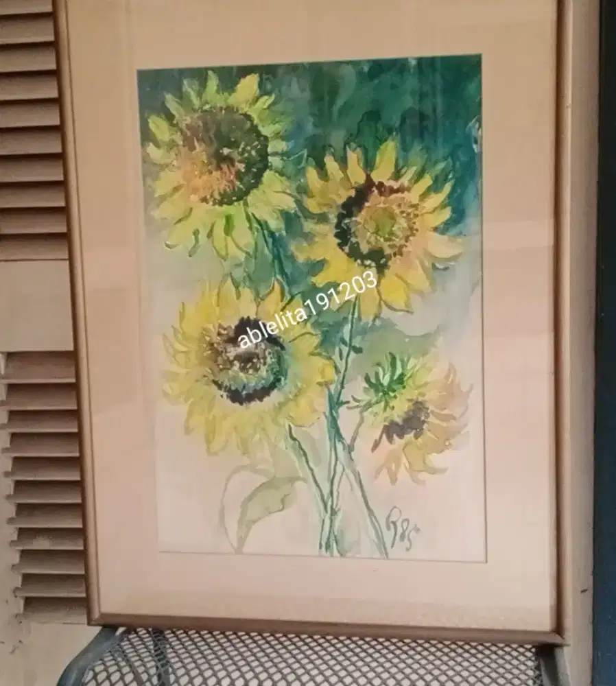 Edisi pindahan..dijual 1 water painting, cek deskripsinya.