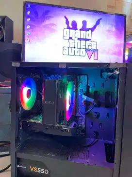 PC Gaming Desain Editing i5 12400 GTX 1050Ti 4GB RAM 16GB SSD 256GB