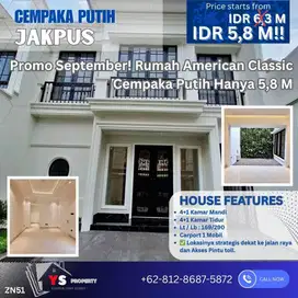 Brand New House 2 Lantai – American Classic, Jakarta Pusat ZN51