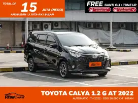 Calya G 1.2 AT 2022 Hitam , KM 26.000