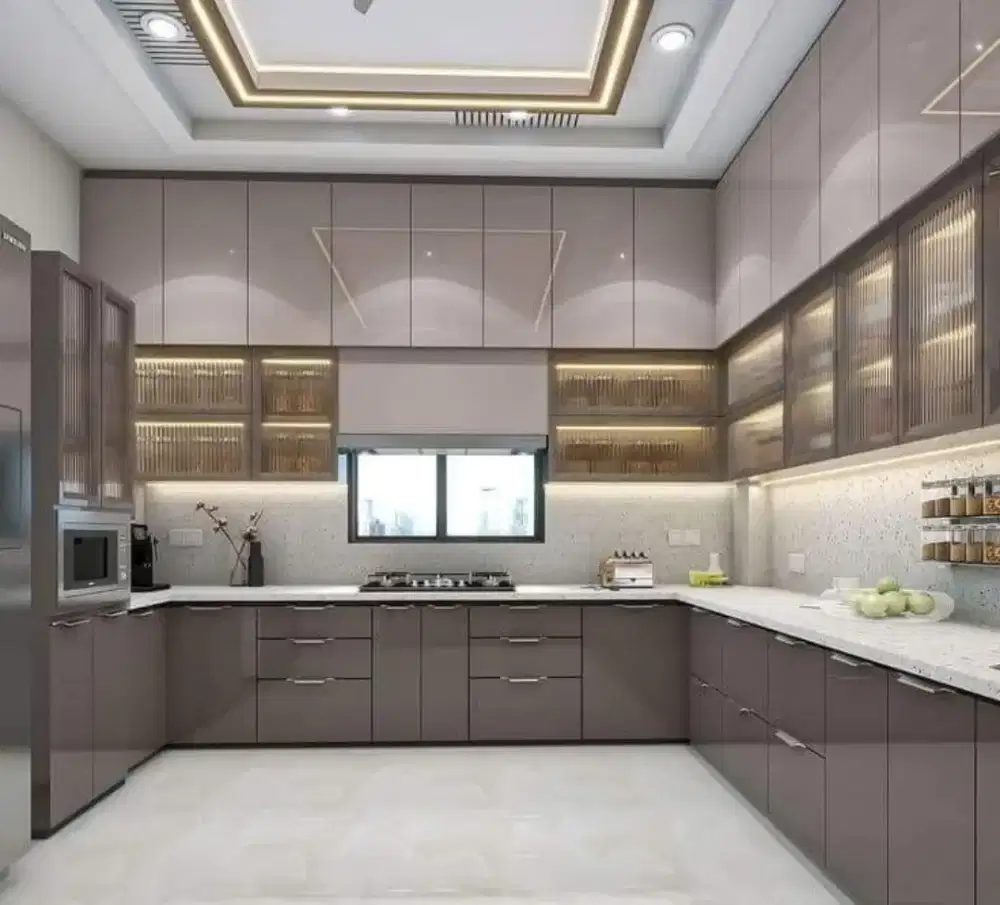 Kitchen set minimalis Lemari pakaian Bedroom set wallpanel wallpaper