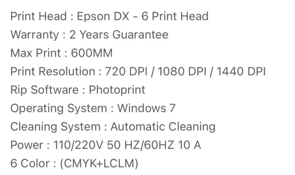 mesin printing RHINOTEC GP60