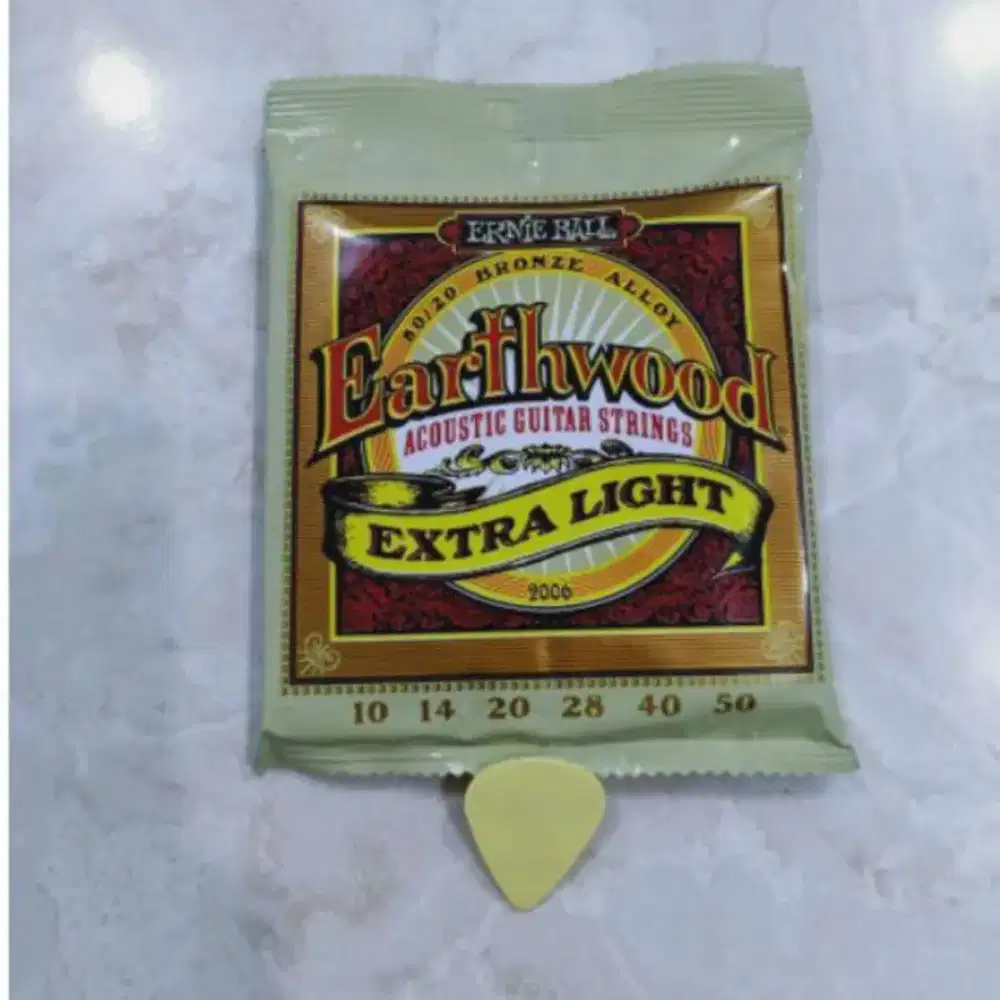 1 SET SENAR GITAR AKUSTIK ELEKTRIK MERK ERNIE BALL