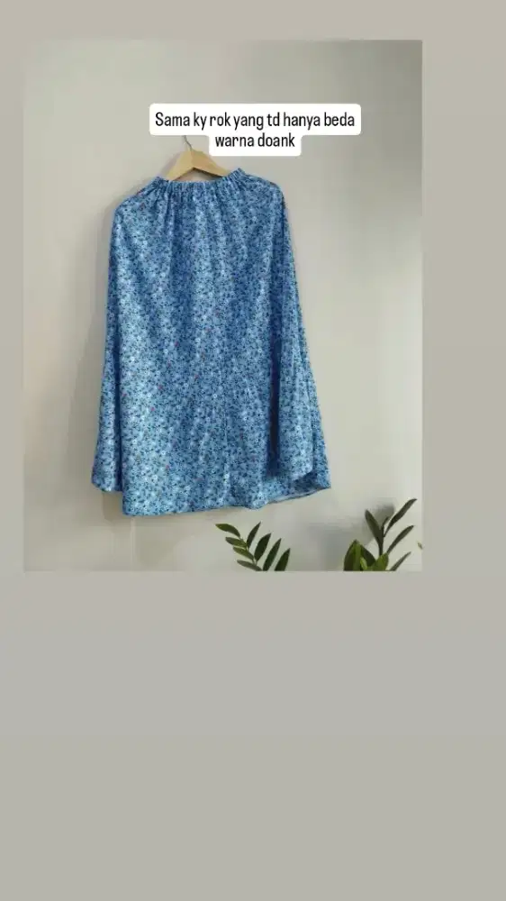 Rok motif bungaa