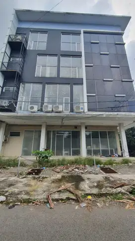 Dijual Dua Unit Ruko Nol Jalan Raya Murah Empat Lantai di Kanwa Surabaya