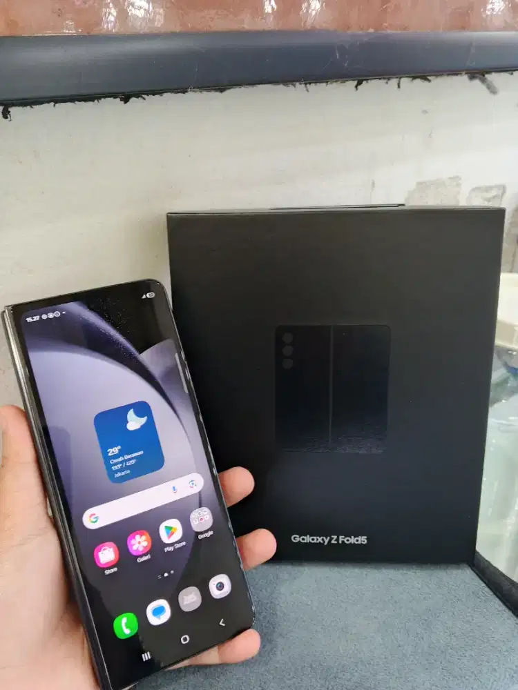 Samsung Z fold 5 5G 12/512 Fulset ori resmi sein no minus
