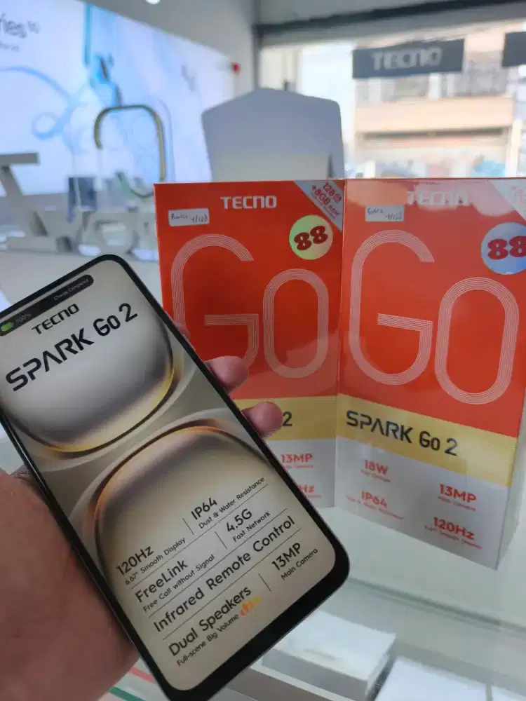 tecno spark go 2 segel pabrik