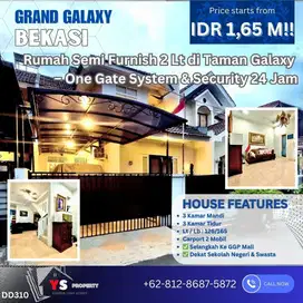 Rumah 2 Lantai Taman Galaxy dekat GGP – 3KT, Harga 1,65 M Nego DD310