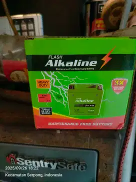 Aki motor merk alkaline 7ah