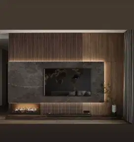 Kitchen set minimalis Lemari pakaian Bedroom set wallpanel wallpaper