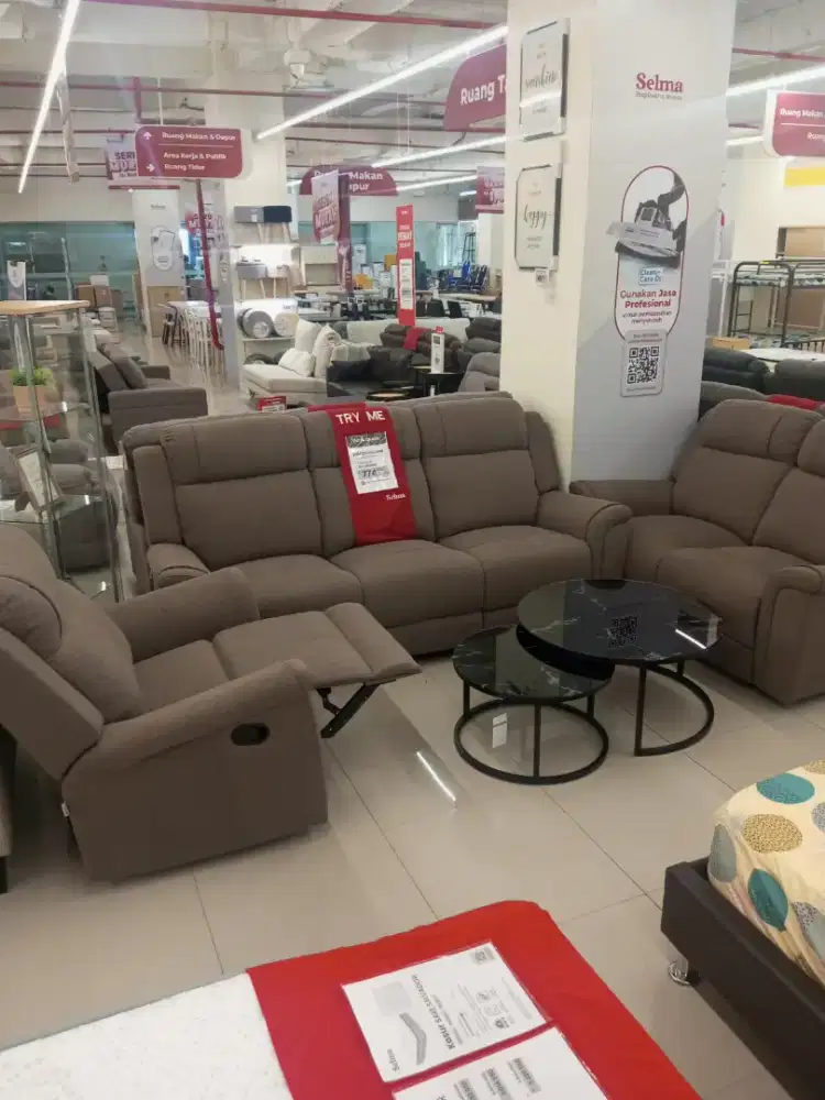 Sofa set recline