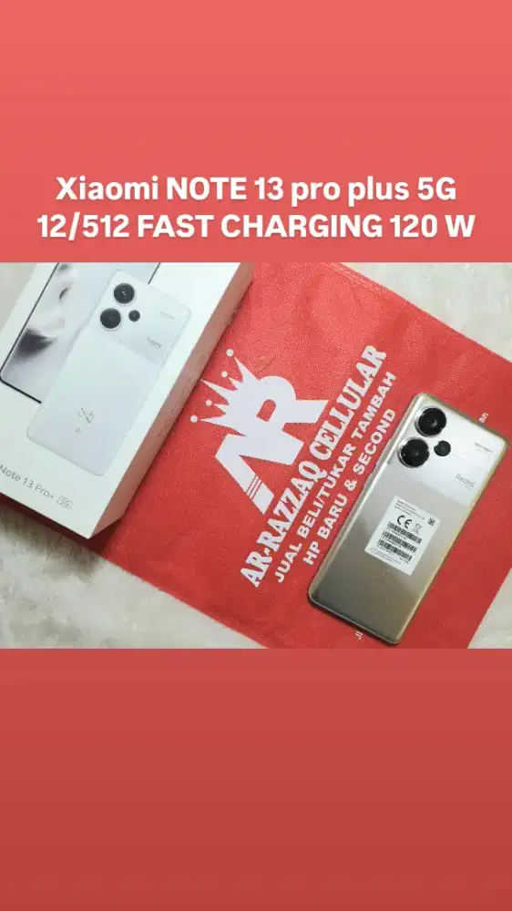 Xiaomi NOTE 13 pro plus 5G 12/512 FAST CHARGING 120 W