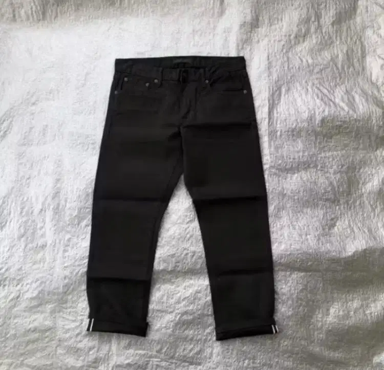 Uniqlo Pants Denim Selvedge Black