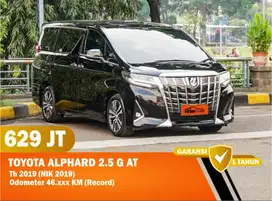 DP 50 JT - TOYOTA ALPHARD 2.5 G MATIC 2019