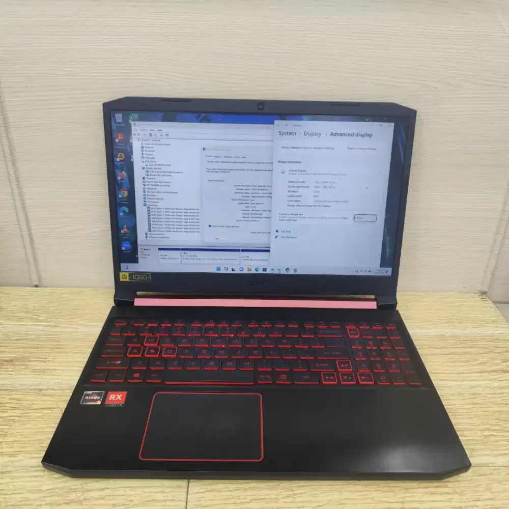 Laptop Acer Nitro 5 An515-43 Amd Ryzen  3550h Ram8gb Ssd 256gb Rx 560x