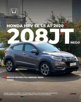 HONDA HRV HR-V SE SPECIAL EDITION 1.5 CVT MATIC 2020 AT ABU ABU