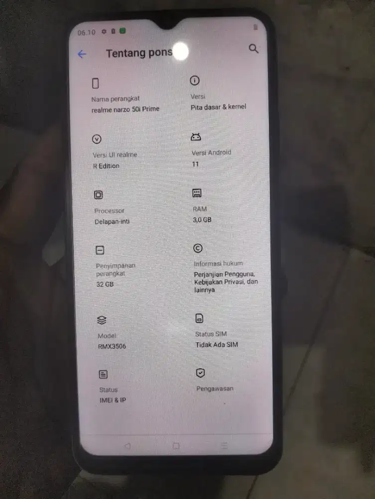 HANPHONE REALMI NARZO 50i