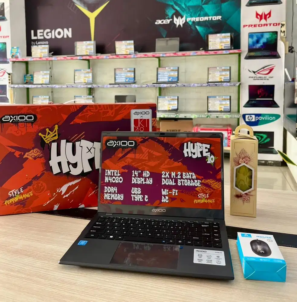 JUAL & KREDIT LAPTOP NEW AXIOO HYPE 10 MURAHH