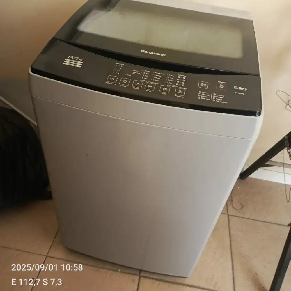 Jual mesin cuci panasonic bekas