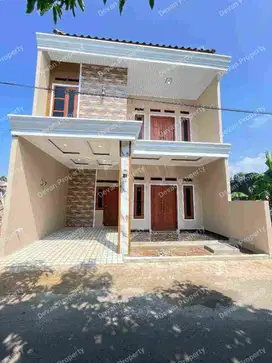 Rumah mewah 2 lantai lokasi pinggir jalan