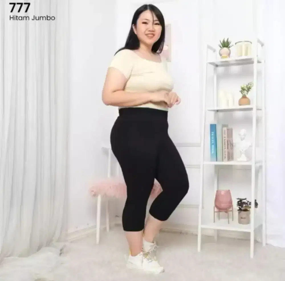 Celana Legging 7/8 All Size Fit XXL (BB 50-75Kg)