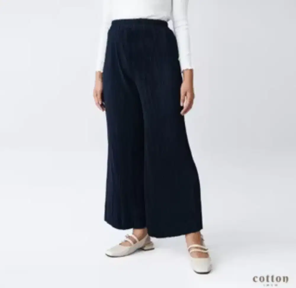 Celana Ku1ot Plisket W.Hitam Fit XL ( Muat BB 50-65Kg)