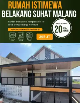Rumah Murah dekat Kampus UB 395 jt