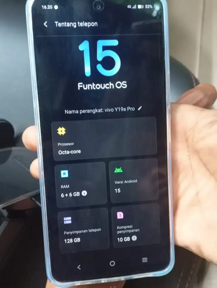 Vivo y19 pro 6+6 128 gb