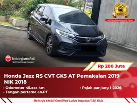 [ GARANSI 5TH ] Honda Jazz RS CVT GK5 AT Hitam 2018/2019