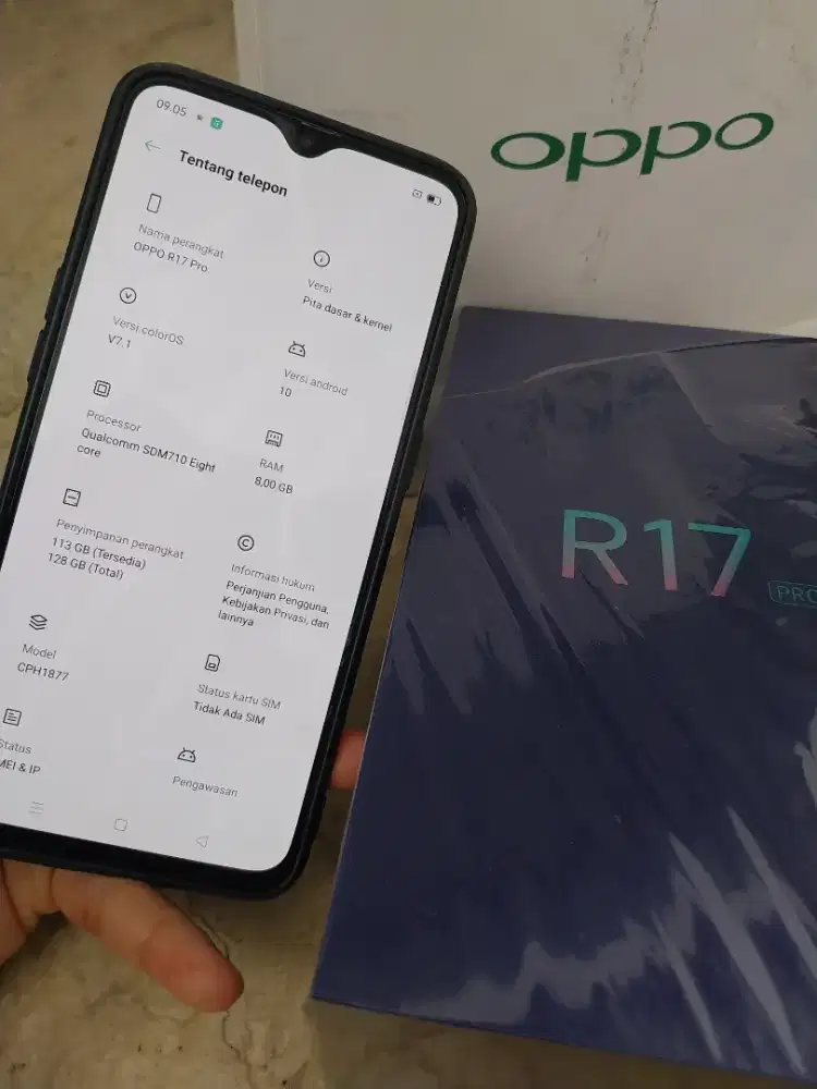 Jual hp Oppo R17 pro