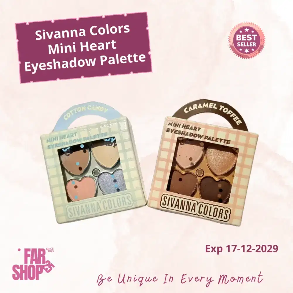 Sivanna Colors Mini Heart Eyeshadow Palette