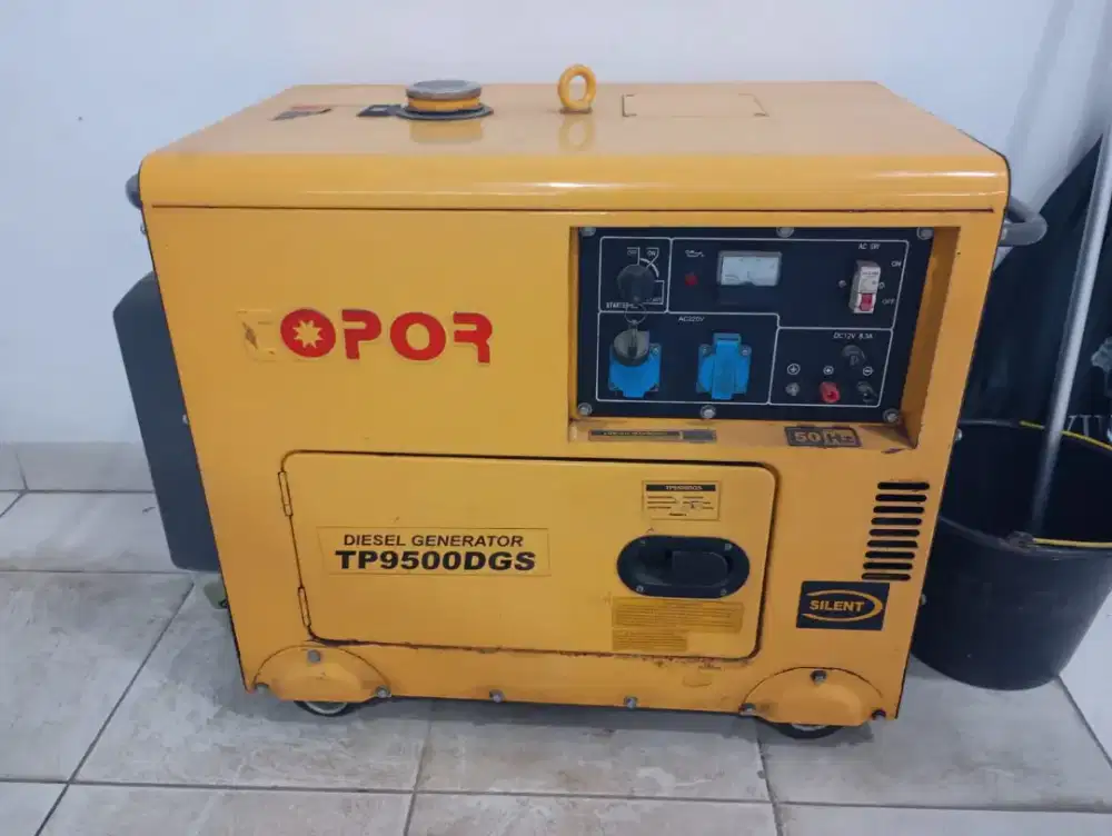 Menampung genset rusak