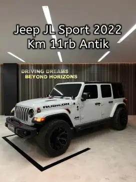 Jeep Wrangler JL Sport 2.0 2022 Putih 4Door Nik 2020 Km11rb B2326BJD