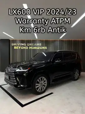 Lexus LX600 VIP 4-Seater 2024 Hitam Km6rb B99SGS Nik 2023