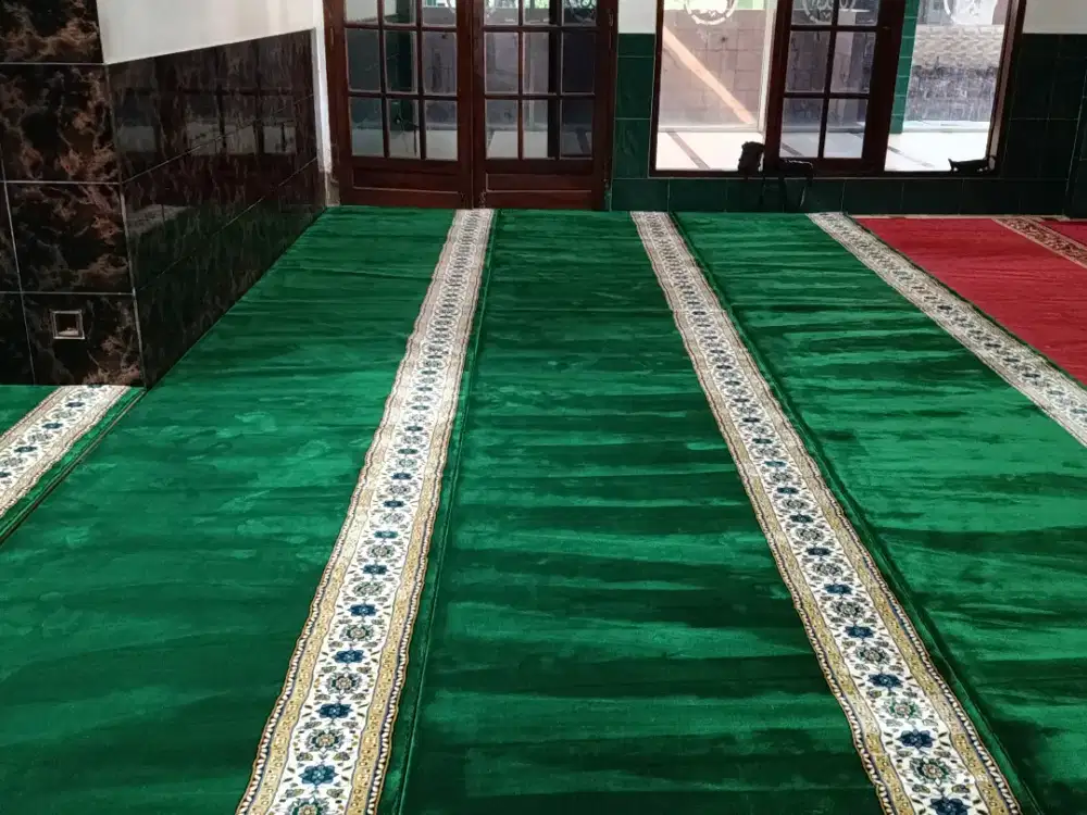 Ambal Sajadah Karpet Masjid Termurah. Tersedia Lokal maupun Import