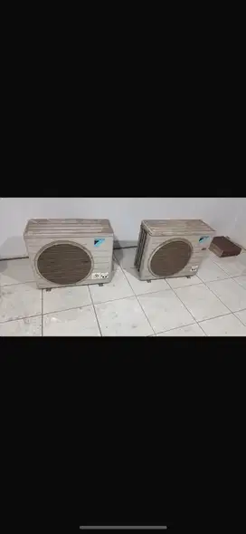 Ac out door daikin 1 pk dan 1.5pk