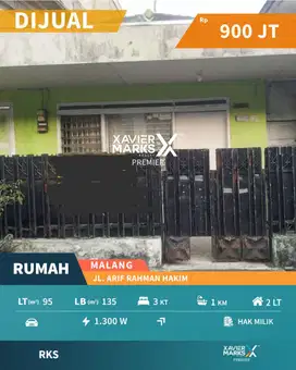Rumah Klasik Di Jalan Arif Rahman Hakim Klojen Malang