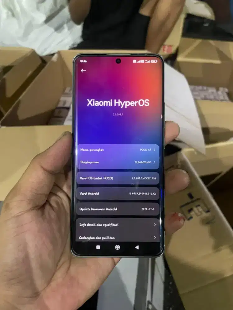 POCO X7 FULLSHET 8/256 NO MINUS