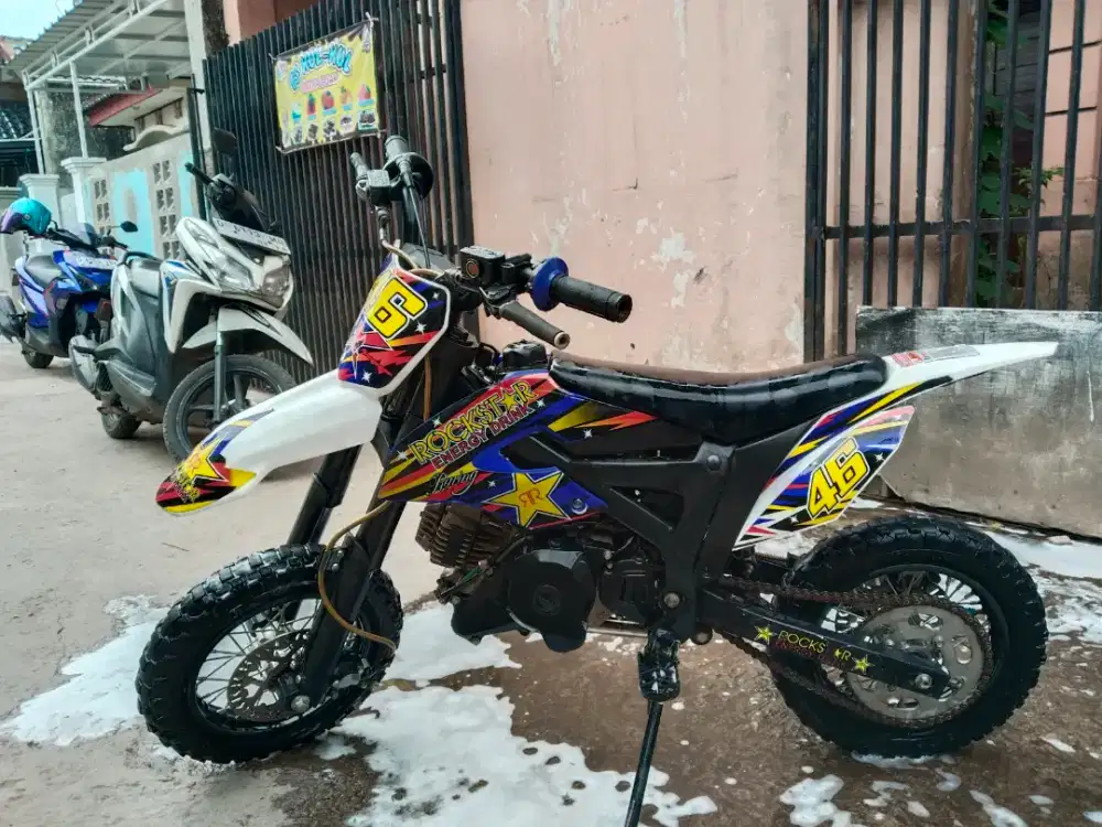 Mini trail anak KXD 50cc matik stater ring 10/10