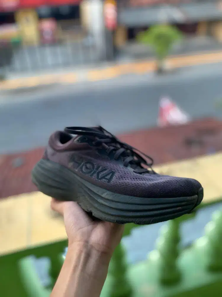 Hoka Bondi 8 Black SZ 40 / 25.5 CM No Box Lok Klaten
