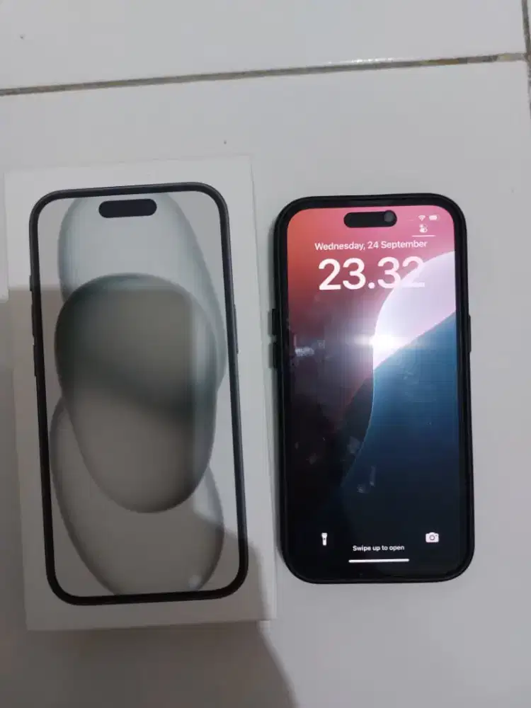 iPhone 15 Digimap Black 128GB Kondisi MULUS