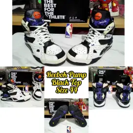 Sepatu Basket Vintage Reebok Black Top