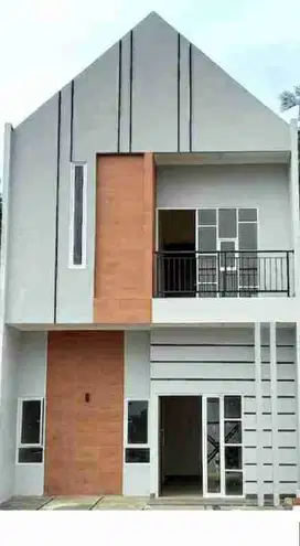 Rumah 2 lantai 3 kamar tidur murah Setu Bekasi akses tol Setu bebas banjir dan macet Bekasi