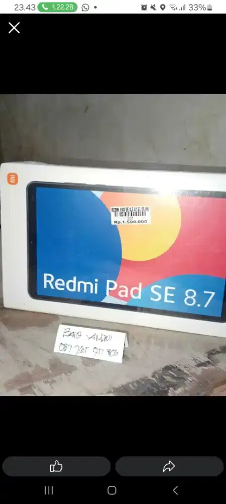XIAOMI REDMI PAD SE 8.7 4/128 • ATLANTISDAHSYAT