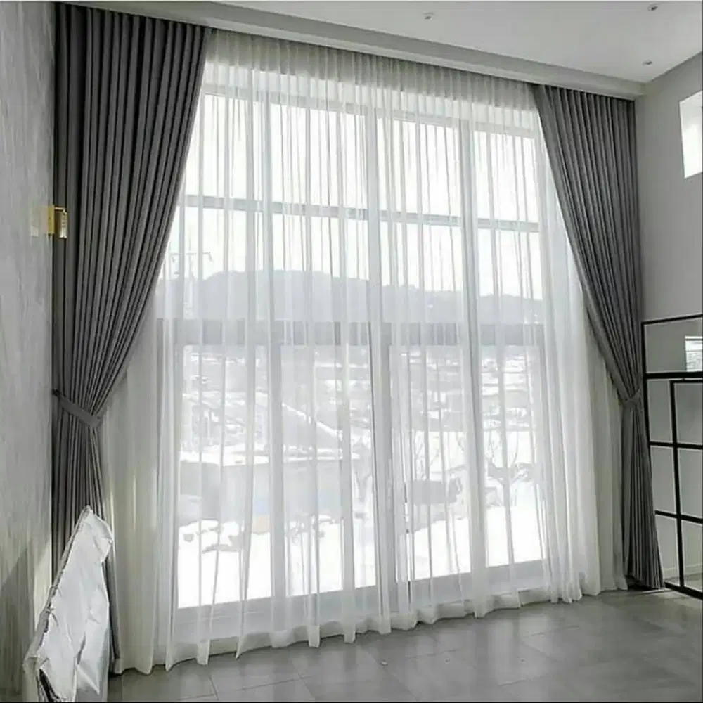 Cod Gorden Blackout Pasang Skat Klinik Hordeng Pintu Gordyn Vitrase
