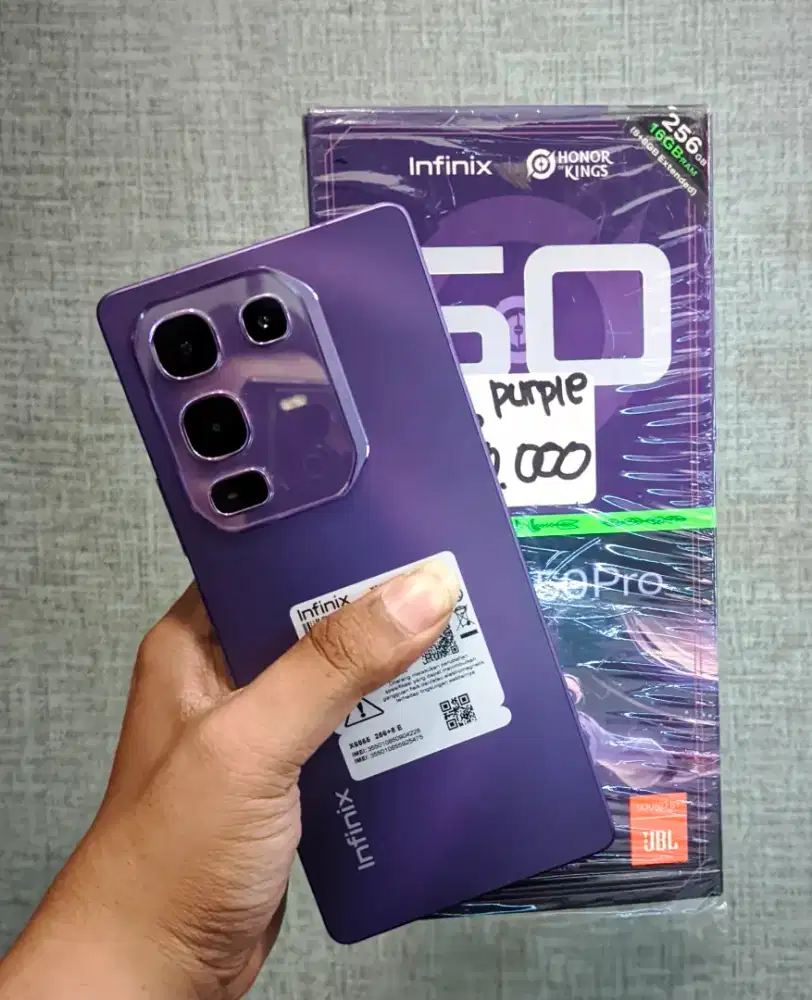 Infinix Note 50 Pro 8/256 Original Lengkap Mulus Garansi On Mei 2026