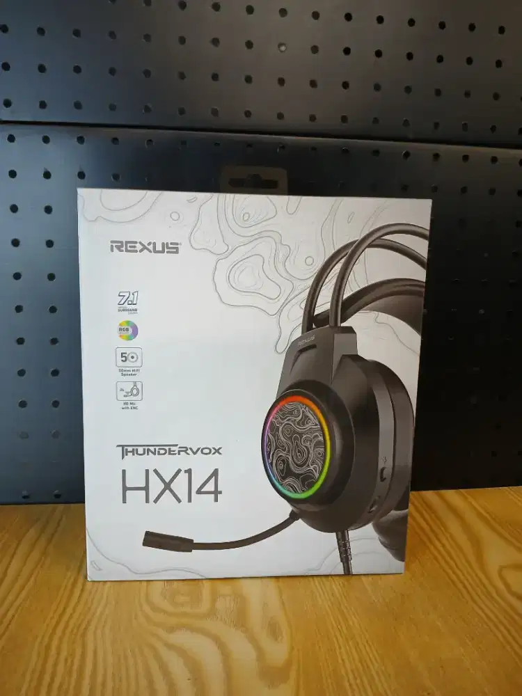 Headset Gaming Rexus Thundervox HX14 HX 14 HX-14 Gaming Headset RGB
